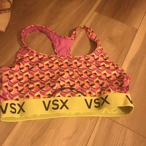 Victoria Secret multi-colored Sports bra size XL